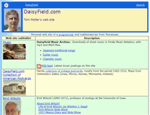 Tablet Screenshot of daisyfield.com